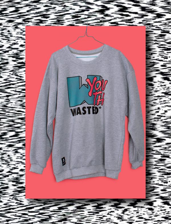 Wasted Youth 80's sweat