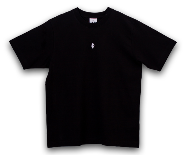 Icon Embroidery Tee - Black