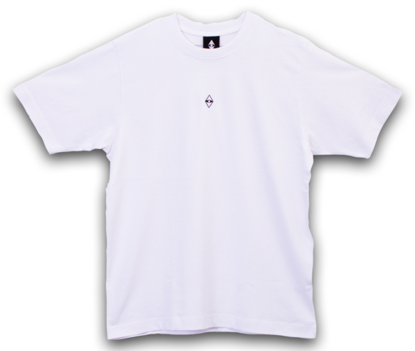 Icon Embroidery Tee - White