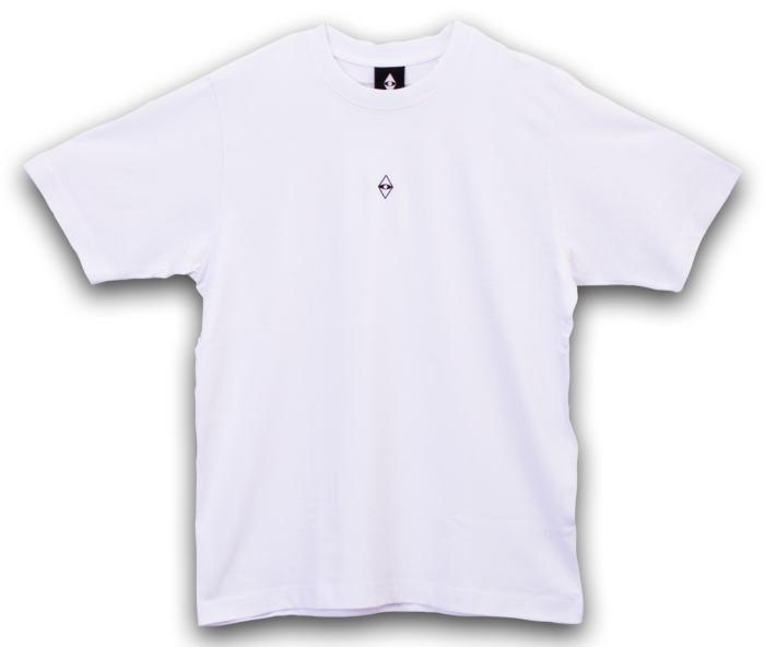 Icon Embroidery Tee - White
