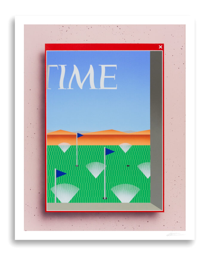 "A Desert Being Sprinkled" - Print